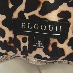 Eloquii Leopard Print Top